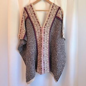 Anthropologie Cecilia Prado Chubu Caftan Poncho